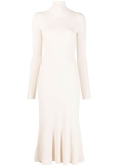 Balenciaga high-neck knitted midi dress