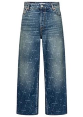 Balenciaga High-rise cropped wide-leg jeans