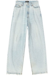Balenciaga high-rise wide-leg jeans