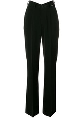 Balenciaga high waisted straight leg cotton trousers