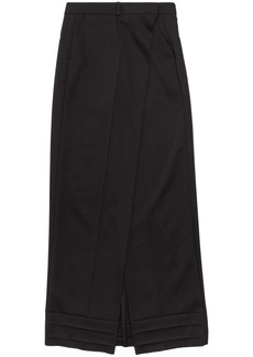 Balenciaga high-waisted wool skirt