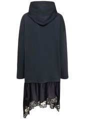 Balenciaga Hooded Hybrid Cotton Dress