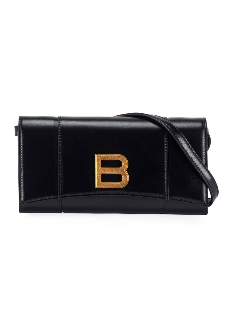 balenciaga hour medallion crossbody bag