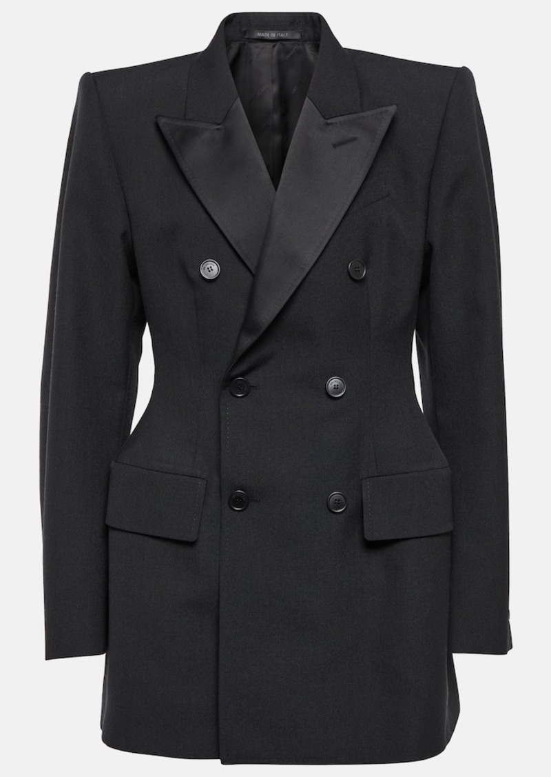 Balenciaga Hourglass double-breasted wool blazer