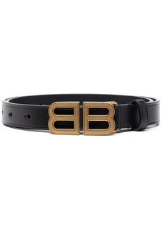 Balenciaga BB Hourglass thin leather belt