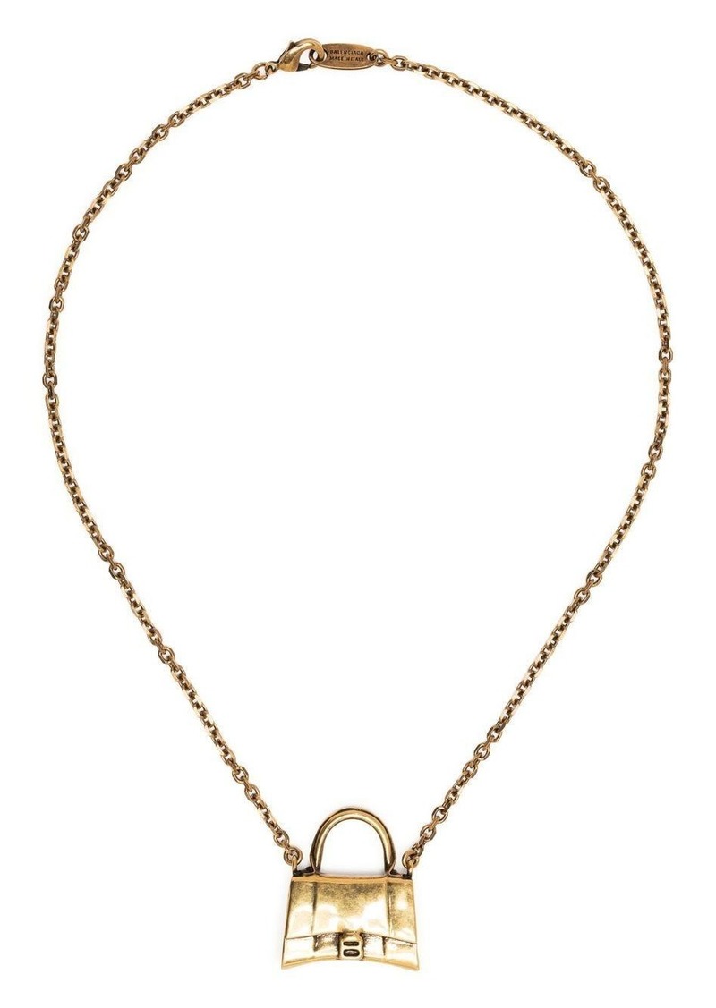 Balenciaga Hourglass pendant necklace