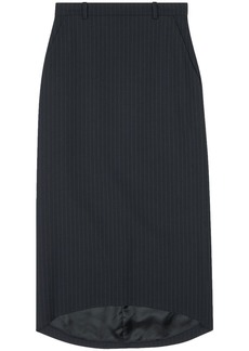 Balenciaga Hourglass pinstripe pencil skirt