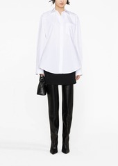 Balenciaga hourglass-shape long-sleeve shirt