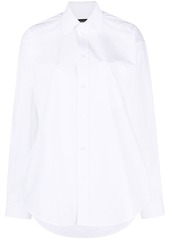 Balenciaga hourglass-shape long-sleeve shirt