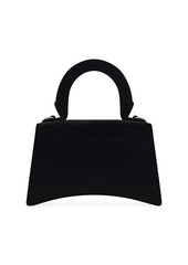 Balenciaga Hourglass XS Handbag In Velvet Jersey