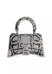 Balenciaga Hourglass XS Handbag With Chain Embroidery