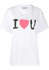 Balenciaga I Love You print T-shirt