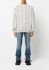 Balenciaga intarsia-knit logo jumper