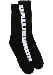 Balenciaga jacquard-logo motif socks
