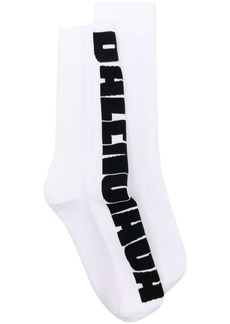 Balenciaga jacquard-logo motif socks