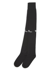 Balenciaga Knee-High Logo Socks