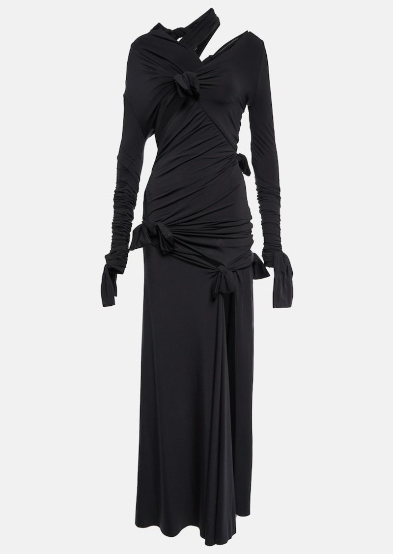 Balenciaga Knot cutout gown