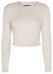 Balenciaga Knotted Fuzzy Nylon Sweater