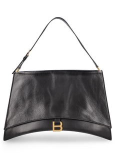 Balenciaga Large Crush Sling Leather Shoulder Bag