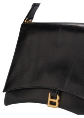 Balenciaga Large Crush Sling Leather Shoulder Bag