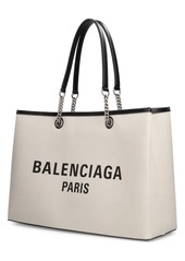 Balenciaga Large Duty Free Cotton Blend Tote Bag