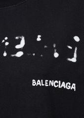 Balenciaga Large Fit Cotton Blend T-shirt