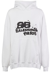 Balenciaga Large Fit Cotton Hoodie