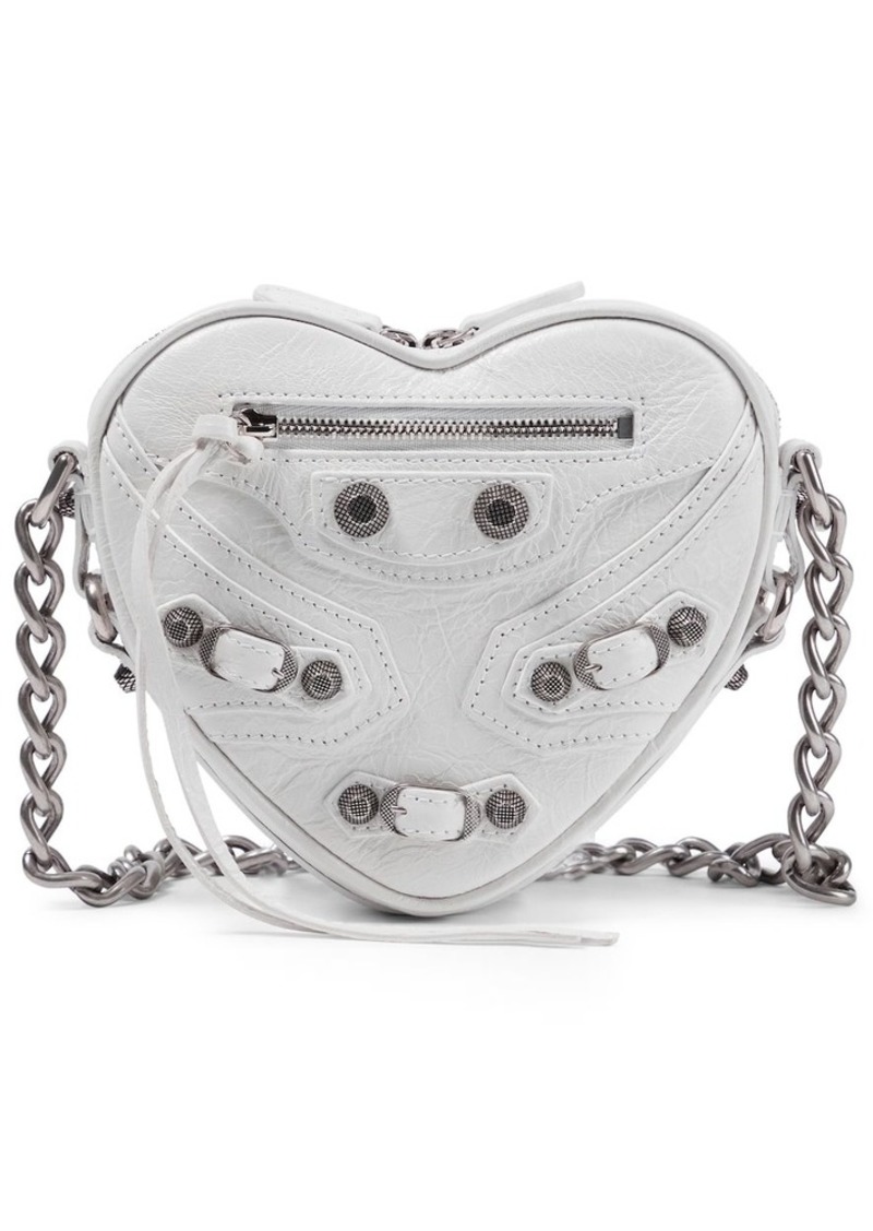 Balenciaga Le Cagole Heart Mini leather crossbody bag