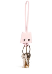 Balenciaga Le City Leather Charm Key Holder