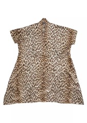 Balenciaga Leopard Oversized Dress