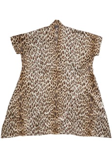Balenciaga leopard-print silk dress