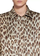 Balenciaga Leopard Shirt Oversized