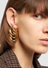 Balenciaga Linked Brass Earrings