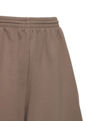 Balenciaga Logo Cotton Sweat Shorts