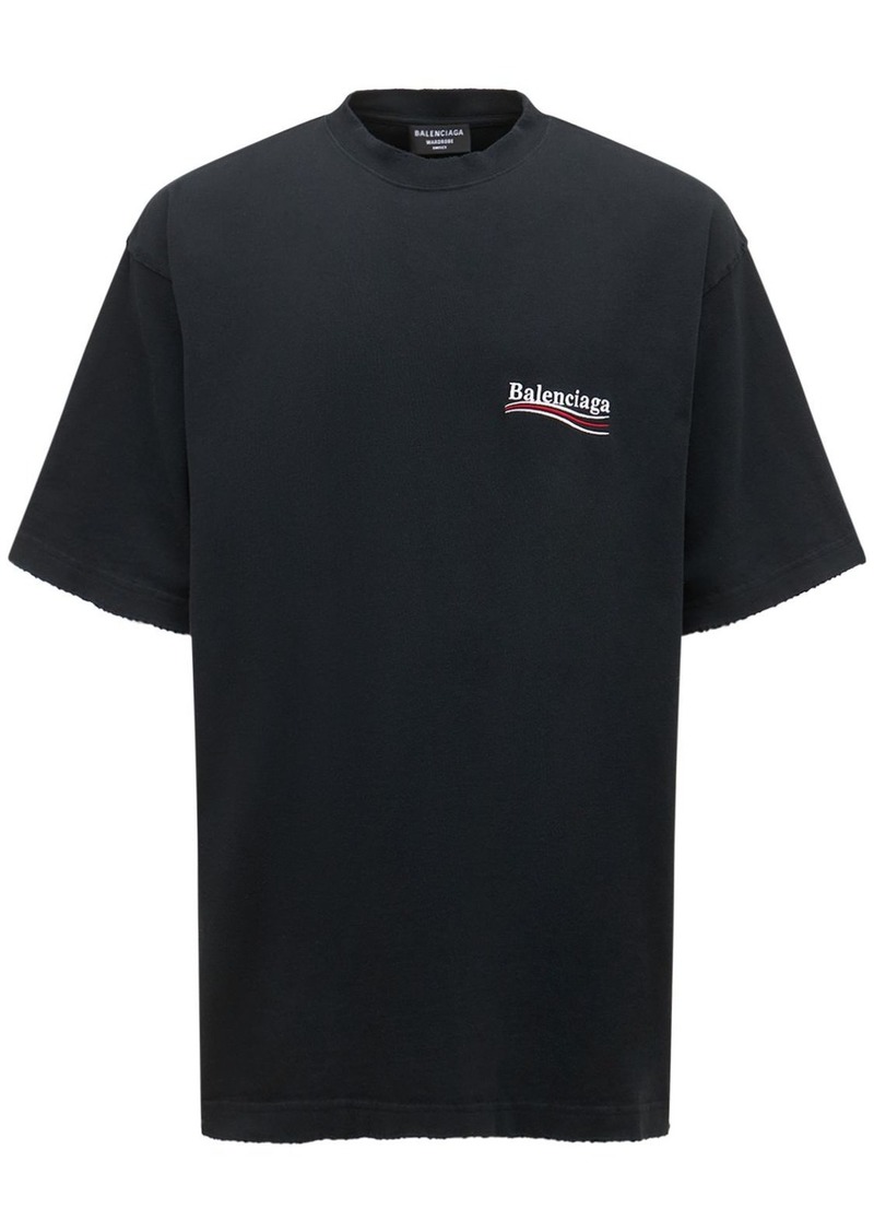 Balenciaga Logo Cotton T-shirt