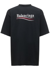 Balenciaga Logo Cotton T-shirt