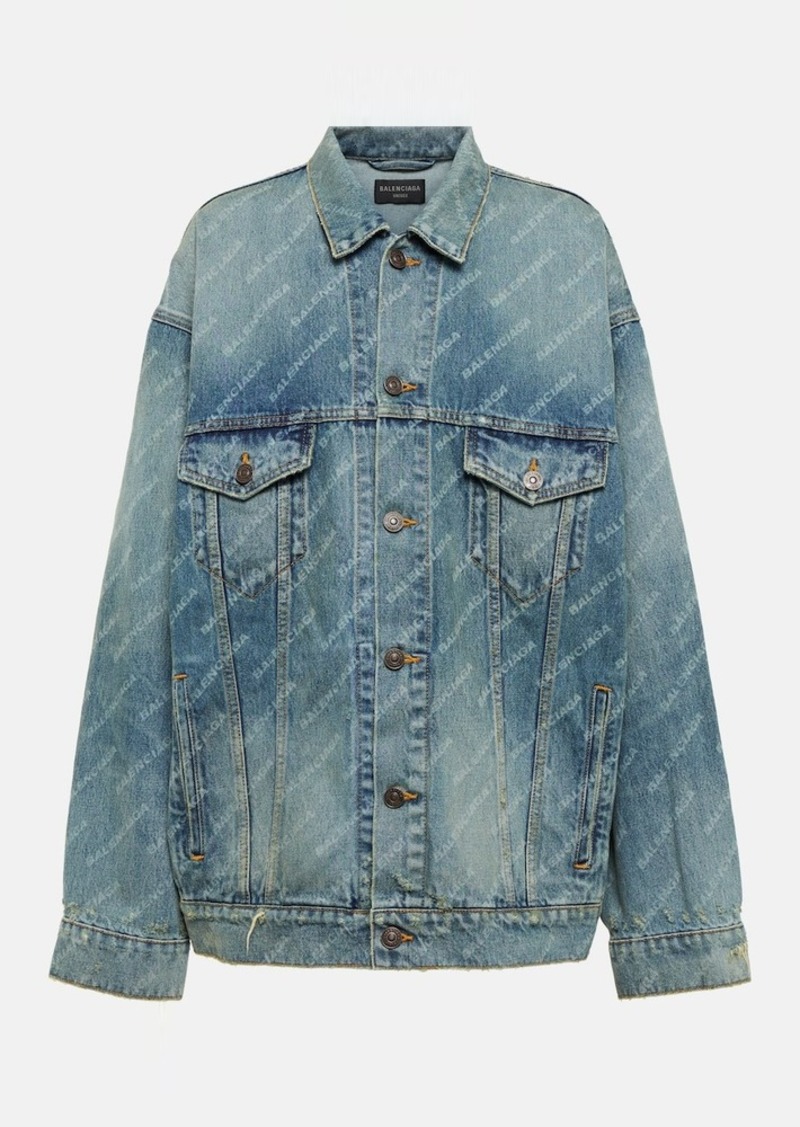 Balenciaga Logo denim jacket