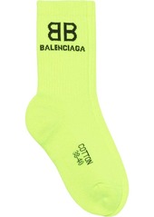 Balenciaga logo-embroidered socks