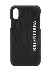 Balenciaga Logo Grained Leather I Phone 10 Cover