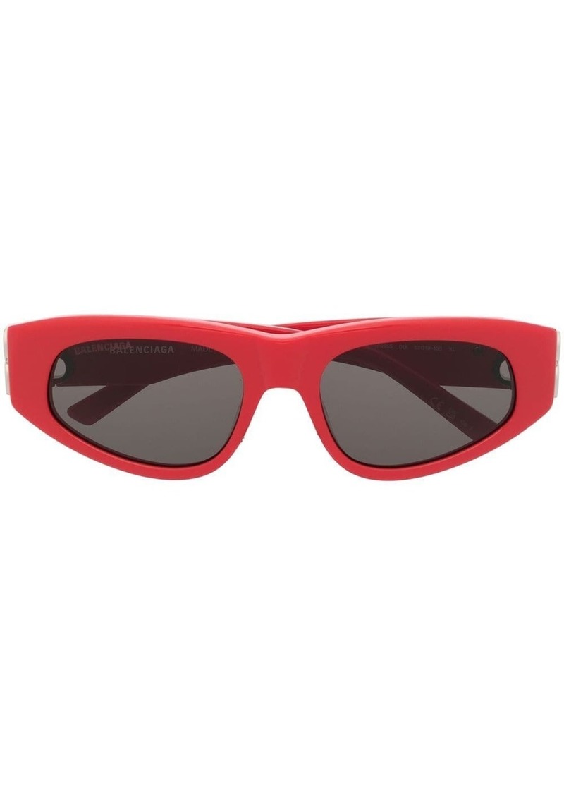 Balenciaga logo-plaque arm sunglasses