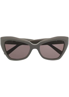 Balenciaga logo-plaque butterfly sunglasses