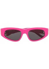 Balenciaga logo-plaque cat-eye sunglasses