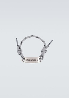 Balenciaga Logo plate bracelet