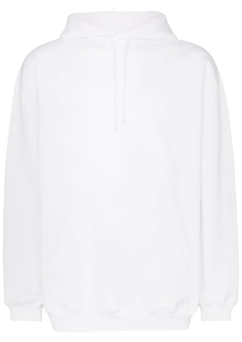 Balenciaga logo print oversized hooded jumper