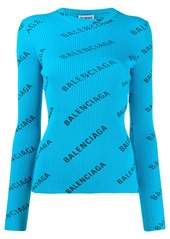 blue balenciaga jumper