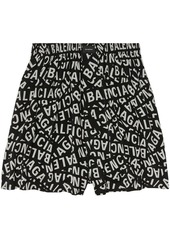 Balenciaga logo-print shorts