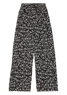 Balenciaga logo-strips pajama trousers