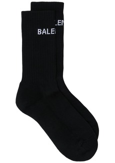 Balenciaga logo socks