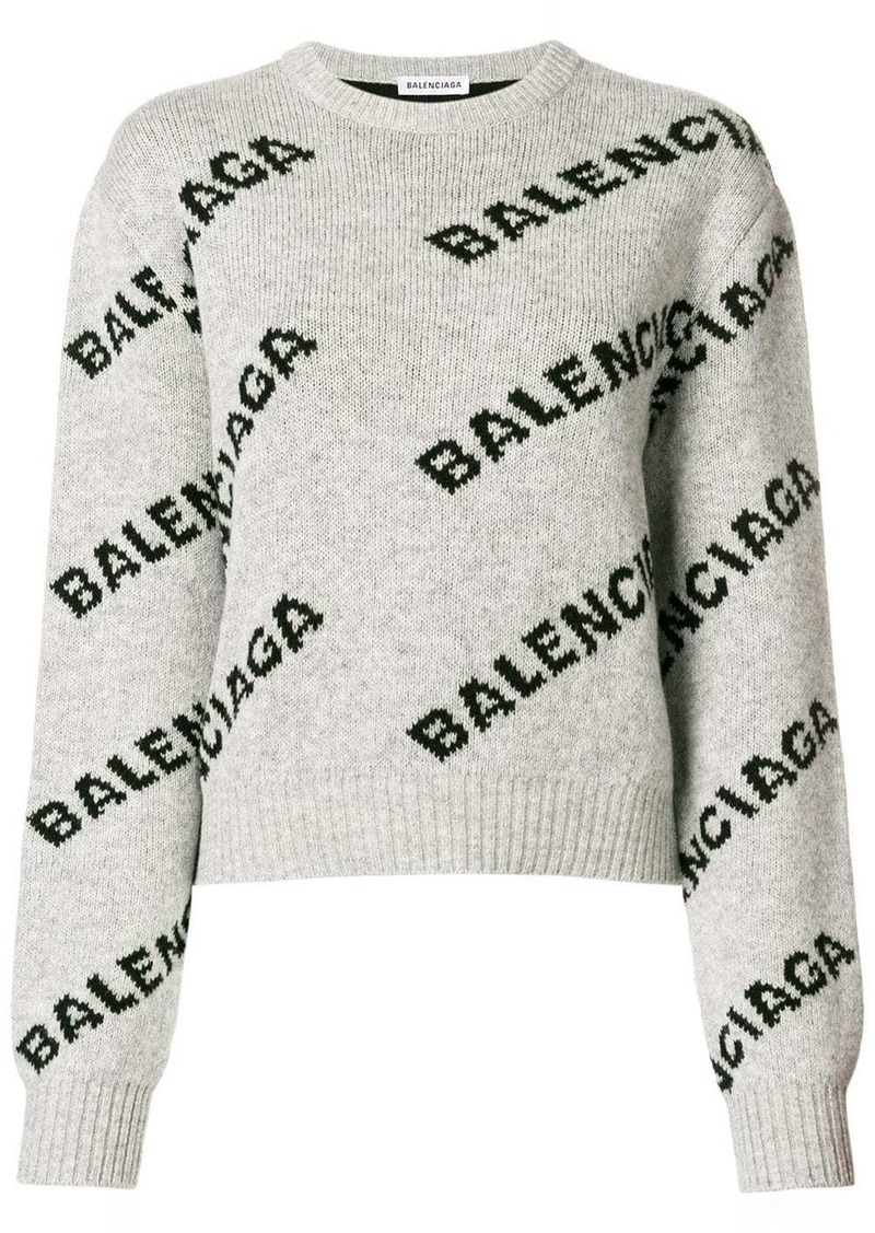 Balenciaga logo sweater