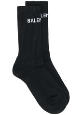 Balenciaga logo tennis socks